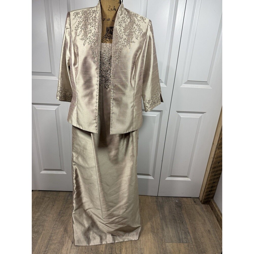 Karen Miller 2 Piece Set Formal Dress/ Jacket Size 16